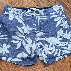 Old Navy Women's Blue Floral Shorts